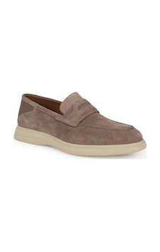 Libero Erkek Loafer Ayakkabı Hakiki Süet Deri Mokasen Penny Bantlı Slip-on Hafif Bej Eva Taban L6020 Vizon Libero Erkek Loafer Ayakkabı Hakiki Süet Deri Mokasen Penny Bantlı Slip-on Hafif Bej Eva Taban L6020 Vizon