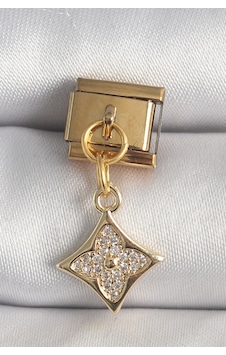 Utterly Good 316l Çelik Gold Renk Zirkon Taşlı Çiçek Nomination Charm Çok Renkli Utterly Good 316l Çelik Gold Renk Zirkon Taşlı Çiçek Nomination Charm Çok Renkli