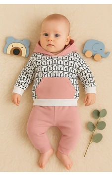 Veraura Lifestyle Minik Ayıcıklar Desenli 2'li % 100 Pamuk Kız Bebek Takımı Pembe Veraura Lifestyle Minik Ayıcıklar Desenli 2'li % 100 Pamuk Kız Bebek Takımı Pembe