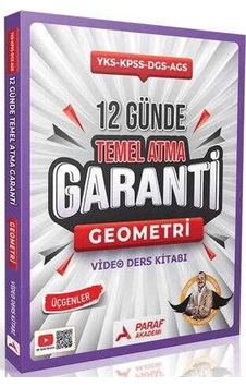 Paraf 12 Günde Temel Atma Garanti Geometri Video Ders Kitabı Paraf 12 Günde Temel Atma Garanti Geometri Video Ders Kitabı