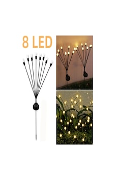 2 Adet 8 Led Li Güneş Enerjili Ateş Böceği Balkon Bahçe Lambası 2 Adet 2 Adet 8 Led Li Güneş Enerjili Ateş Böceği Balkon Bahçe Lambası 2 Adet