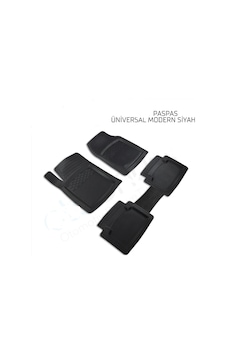 Modern Paspas Universal Kesilebilir Havuzlu Oto Paspas Takımı Siyah Modern Paspas Universal Kesilebilir Havuzlu Oto Paspas Takımı Siyah