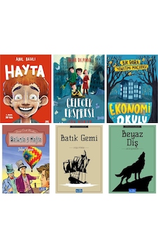 Hayta,gelecek Ekspresi Çöp Dünya,ekonomi Okulu,batık Gemi,beyaz Diş,5,6,7.sınıflar İçin Okuma Seti Hayta,gelecek Ekspresi Çöp Dünya,ekonomi Okulu,batık Gemi,beyaz Diş,5,6,7.sınıflar İçin Okuma Seti
