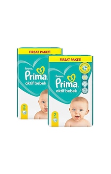 Prima Bebek Bezi Aktif Bebek 2 Beden 144 Adet Aylık Fırsat Paketi 2'li Prima Bebek Bezi Aktif Bebek 2 Beden 144 Adet Aylık Fırsat Paketi 2'li