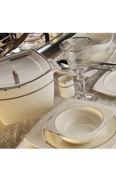 Aryıldız Bone Square Platin 12 Kişilik 60 Parça Yemek Takımı Aryıldız Bone Square Platin 12 Kişilik 60 Parça Yemek Takımı
