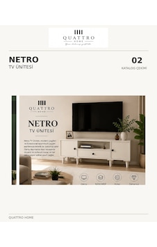 Netro Tv Ünitesin Beyaz Netro Tv Ünitesin Beyaz