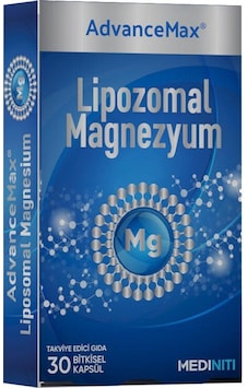 Mediniti Advancemax Lipozomal Magnezyum 30 Bitkisel Kapsül Mediniti Advancemax Lipozomal Magnezyum 30 Bitkisel Kapsül