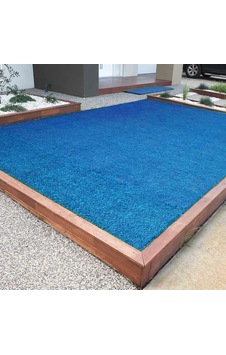 Kesme Suni Yapay Mavi Çim Halı 7 Mm Balkon Teras Bahçe Dekoratif Kaymaz 400 x 600 Kesme Suni Yapay Mavi Çim Halı 7 Mm Balkon Teras Bahçe Dekoratif Kaymaz 400 x 600