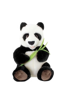 Bambulu Oturan Panda Peluş 30 cm. Bambulu Oturan Panda Peluş 30 cm.