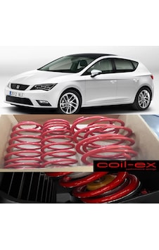 Coil-Ex Seat Leon 2013-2019 5F FR 3.5 CM Spor Yay Coil-Ex Seat Leon 2013-2019 5F FR 3.5 CM Spor Yay