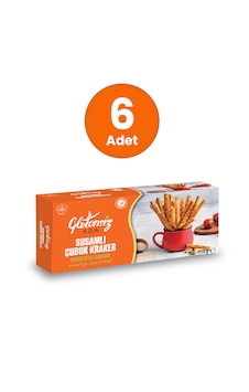 Glutensiz Ada Glutensiz Susamlı Çubuk Kraker 6 x 105 G Glutensiz Ada Glutensiz Susamlı Çubuk Kraker 6 x 105 G