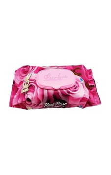 Hubrendy Tedarik Red Rose Islak Havlu Mendil 90 Adet Kapaklı Gül Kokulu