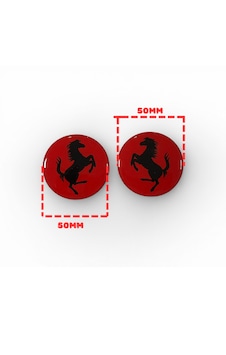 Ferrari Damla Sticker Kırmızı Takım-arr3066