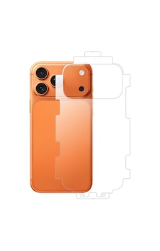 Apple Uyumlu   iPhone 17 Pro Klfs Arka Zum Body Ekran Koruyucu - Şeffaf