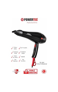 Powertec Tr-1001 Profesyonel Saç Kurutma & Fön Makinesi 2500w Powertec Tr-1001 Profesyonel Saç Kurutma & Fön Makinesi 2500w
