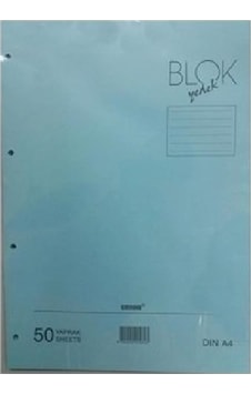 Bayındır A4 Kolej Yedek Mavi Çizgili Bayındır A4 Kolej Yedek Mavi Çizgili