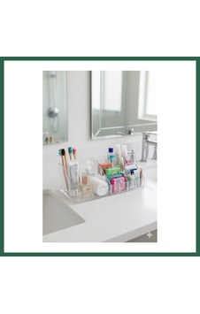 Bezos Şeffaf Akrilik Banyo Kozmetik Düzenleyici Organizer 13x22x8 Cm Bzs01 Bezos Şeffaf Akrilik Banyo Kozmetik Düzenleyici Organizer 13x22x8 Cm Bzs01