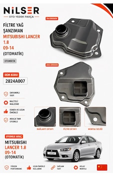 Mitsubishi Lancer Şanzıman Yağ Filtre 2009- 2014 1.8 Otomatik