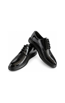 Yalçın Shoes Erkek Siyah Parlak Suni Deri Bağcıklı Klasik Ayakkabı Dokulu Ön Yüzey, Kalın Taban Damatlık Ayakkabı Siyah - 933647984 Siyah Yalçın Shoes Erkek Siyah Parlak Suni Deri Bağcıklı Klasik Ayakkabı Dokulu Ön Yüzey, Kalın Taban Damatlık Ayakkabı Siyah - 933647984 Siyah
