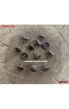 Dmr 16mm Papatya Raptiye Kabara Raptiye Koltuk Sandalye Çivisi Antik Bronz 100adet Diğer Dmr 16mm Papatya Raptiye Kabara Raptiye Koltuk Sandalye Çivisi Antik Bronz 100adet Diğer