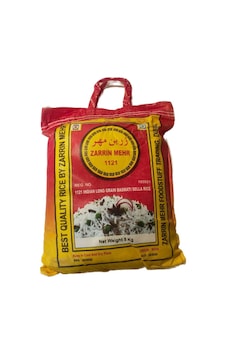 Zarrin Mehr Basmati İran Pirinci 5 KG