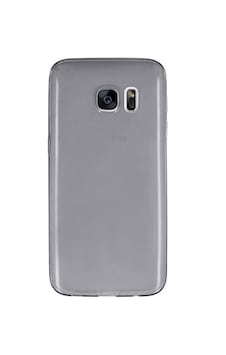 Samsung Galaxy Uyumlu S7 Kilif Soft Silikon Seffaf-Siyah Arka Kapak 111103310