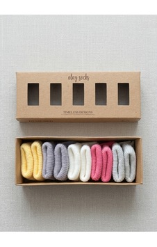 Bambık Olay Socks Yenidoğan Pamuklu 5'li Kız Bebek Çorap Seti Sarı Sarı Bambık Olay Socks Yenidoğan Pamuklu 5'li Kız Bebek Çorap Seti Sarı Sarı