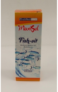 MAXİSOL Fish Vit Akvaryum Balıkları İçin Multivitamin 50 ml
