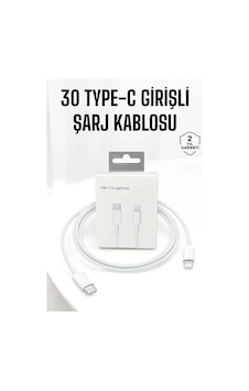 Iphone - 805 - Uyumlu İos Uyumlu Lightning Hızlı Şarj Tye C Lightning - Csmo-tex - Şarj Kablosu