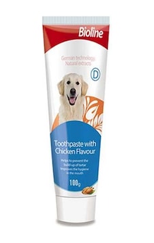 Bioline Tavuk Aromalı Köpek Diş Macunu 100 G Bioline Tavuk Aromalı Köpek Diş Macunu 100 G