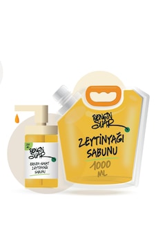 Sıvı Sabun Seti - Cam Şişe 200 Ml Ve Doldurma Paketi 1000 Ml Sıvı Sabun Seti - Cam Şişe 200 Ml Ve Doldurma Paketi 1000 Ml