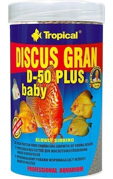 Tropical Discus Gan D-50 Plus Baby Yavru Balık Yemi 25 ML 130 G Tropical Discus Gan D-50 Plus Baby Yavru Balık Yemi 25 ML 130 G