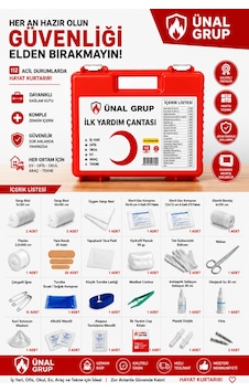 İlk Yardım Çantası Tam Donanımlı Acil Müdahale Seti İş Yeri Ofis Ev Araç Okul Tse Uyumlu İlk Yardım Çantası Tam Donanımlı Acil Müdahale Seti İş Yeri Ofis Ev Araç Okul Tse Uyumlu