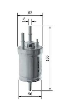 Vw Jetta 3 Yakit Filtresi 1.4 2007-2009 Blg Bosch F026403006 Vw Jetta 3 Yakit Filtresi 1.4 2007-2009 Blg Bosch F026403006