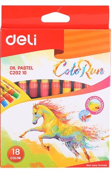 Deli Colorrun Yağlı Pastel 18'li 20210 Deli Colorrun Yağlı Pastel 18'li 20210