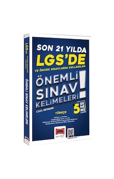 Yargı Yayınları Lgsde Son 21 Yılda Çıkan Önemli Türkçe Sınav Kelimeleri Yargı Yayınları Yargı Yayınları Lgsde Son 21 Yılda Çıkan Önemli Türkçe Sınav Kelimeleri Yargı Yayınları