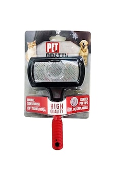 Çift Taraflı Lüx Kedi Köpek Fırça Tarak 5,5x9 Cm - 17 Cm Çift Taraflı Lüx Kedi Köpek Fırça Tarak 5,5x9 Cm - 17 Cm