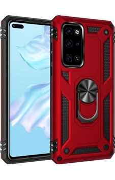 Huawei P40 Kılıf Zore Vega Kapak Kırmızı Huawei P40 Kılıf Zore Vega Kapak Kırmızı