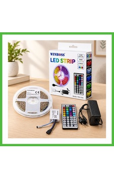 Vaveni Rgb 5050 Smd Led Şerit 5m 54 Led/m Kumandalı Arz Standart Vaveni Rgb 5050 Smd Led Şerit 5m 54 Led/m Kumandalı Arz Standart
