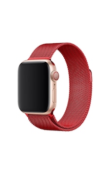 Newface Apple Uyumlu Watch 38mm Metal Mıknatıslı Kordon Semeglbl - 12 - Kırmızı Newface Apple Uyumlu Watch 38mm Metal Mıknatıslı Kordon Semeglbl - 12 - Kırmızı