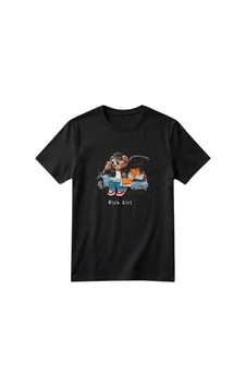 Erdem Kıds Unisex Kız Erkek Çocuk Baskılı Bisiklet Yaka Kısa Kollu Pamuklu Günlük T-shirt Rıch Gırl Siyah Rıch Gırl Siyah Erdem Kıds Unisex Kız Erkek Çocuk Baskılı Bisiklet Yaka Kısa Kollu Pamuklu Günlük T-shirt Rıch Gırl Siyah Rıch Gırl Siyah