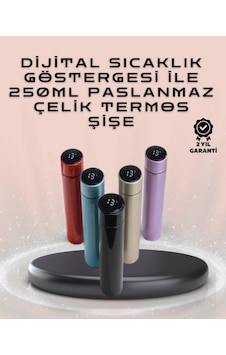 Hubrendy Tekno 250ml Led Ekranlı Paslanmaz Çelik Akıllı Termos Diğer Hubrendy Tekno 250ml Led Ekranlı Paslanmaz Çelik Akıllı Termos Diğer