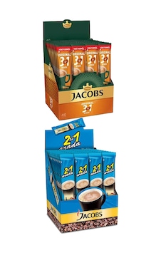 Jacobs 3 ü 1 Arada 40'lı + 2 si 1 Arada 40'lı Jacobs 3 ü 1 Arada 40'lı + 2 si 1 Arada 40'lı