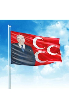 Alparslan Türkeş Ve 3 Hilal Kırmızı Sancak Bayrak Mhp 100x150 Cm 1 Alparslan Türkeş Ve 3 Hilal Kırmızı Sancak Bayrak Mhp 100x150 Cm 1