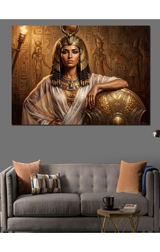 Antik Mısır Kraliçesi Cleopatra Portresi Dekoratif Kanvas - Mdf Ahşap Tablo Antik Mısır Kraliçesi Cleopatra Portresi Dekoratif Kanvas - Mdf Ahşap Tablo