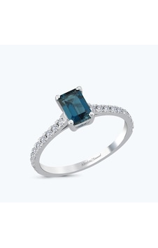 Altınbaş Pırlanta Topaz Taşlı Yüzük Mkm237lbt-14k Altınbaş Pırlanta Topaz Taşlı Yüzük Mkm237lbt-14k