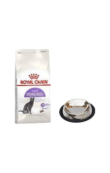 Royal Canin Sterilised 37 Kısırlaştırılmış Kuru Kedi Maması 4 Kg, Kaymaz Tabanlı Su Ve Mama Kabı