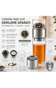 Muzeko 330ml Çift Katlı El Yakmayan Isıyı İçinde Tutan Cam Bardak Detox Bitki Çayı Demleme Ihlamur Demliği Bitki Çayı Demleme Tüm Bitki Çaylar İçin Uygundur Grı Gri - Şeffaf Muzeko 330ml Çift Katlı El Yakmayan Isıyı İçinde Tutan Cam Bardak Detox Bitki Çayı Demleme Ihlamur Demliği Bitki Çayı Demleme Tüm Bitki Çaylar İçin Uygundur Grı Gri - Şeffaf