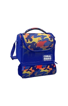 Coral High Beslenme Çantası Ve Üç Gözlü Kalemlik Seti - Mavi Çok Renkli Kamuflaj Desenli Erkek Çocuk 37139 Lacivert Coral High Beslenme Çantası Ve Üç Gözlü Kalemlik Seti - Mavi Çok Renkli Kamuflaj Desenli Erkek Çocuk 37139 Lacivert