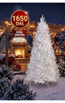 250 Cm Lüks Beyaz Yılbaşı Ağacı 1650 Dallı Özel Üretim Noel Ağacı Yılbaşı Çam Ağacı 250 Cm Lüks Beyaz Yılbaşı Ağacı 1650 Dallı Özel Üretim Noel Ağacı Yılbaşı Çam Ağacı
